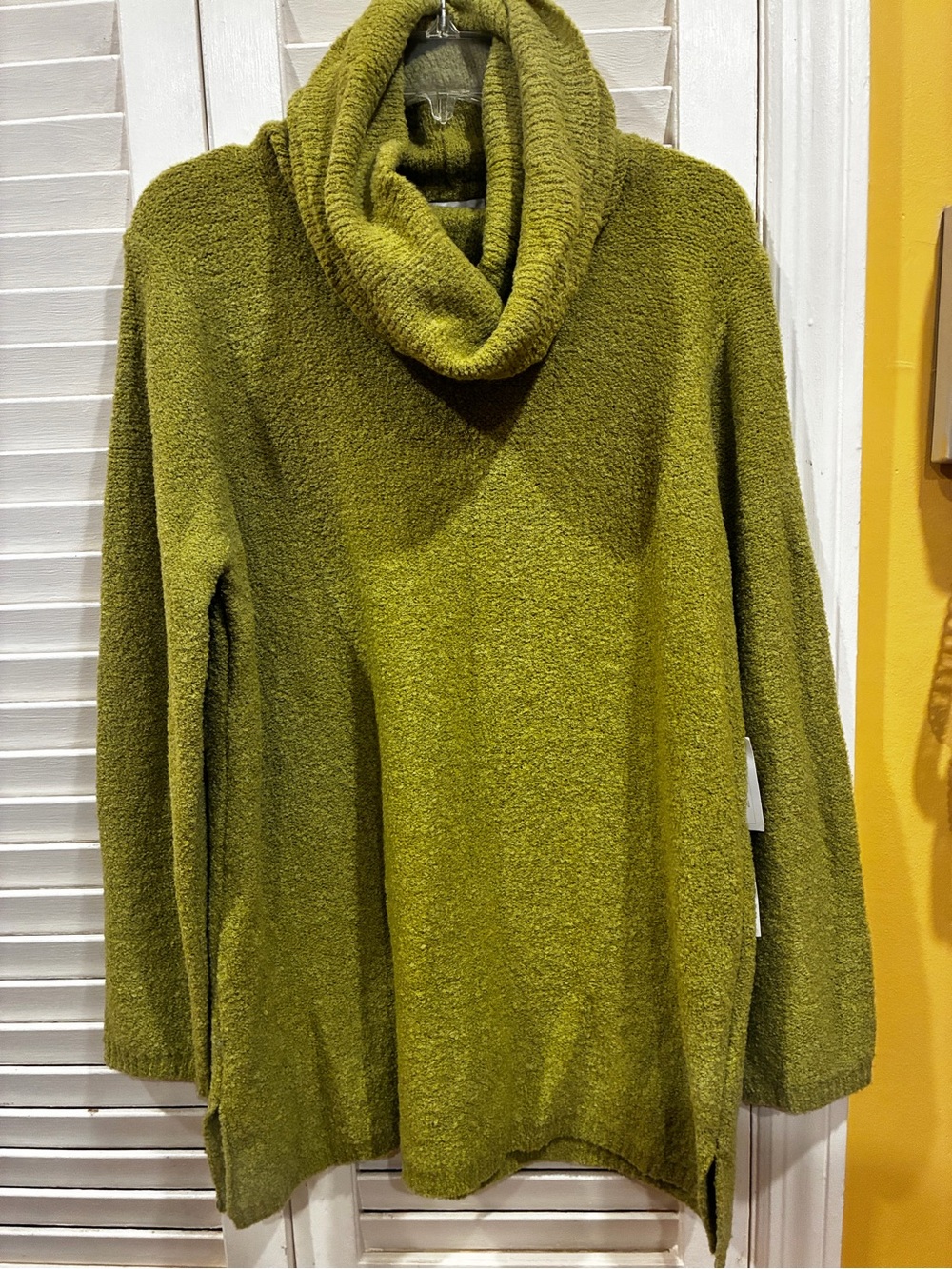 Pierre Cardin Olive Green Cowl Neck Sweater